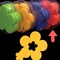 The Ribbon People Club Pack of 36 Orange Flowers Stamped Out 2"